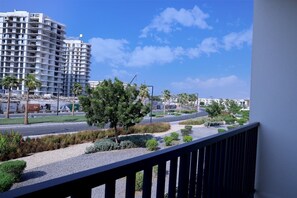 Property grounds - Comfort & Views: 3B Apt in Marbella, RAK (Dubai)