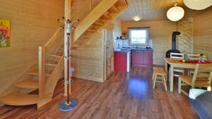 Interior - Comfortable Bungalows With a Fireplace and Terrace, Jaroslawiec (Postomino)