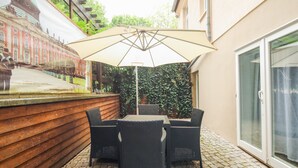 Apartment, 1 Bedroom, Kitchen, City View | Terrace/patio