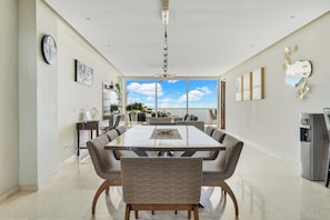 Dining - Relax in Bolongo 3BR Ocean View Condo Punta de Mita, AC and WiFi included (Corral del Risco)