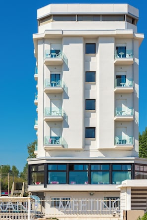 Majoituspaikan julkisivu