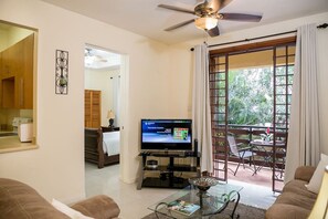 1 makuuhuone, silitysrauta/-lauta, vauvan matkasänky, Wi-Fi