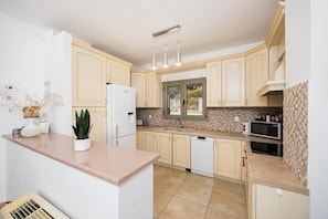 Fridge, microwave, oven, dishwasher - Villa Inna - Three Bedroom Villa, Sleeps 6 (Lefkada)