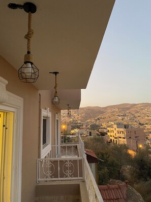 Blick vom Balkon