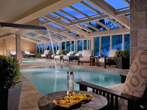Indoor pool, a heated pool