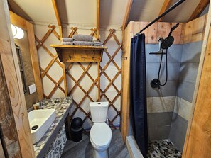 Shower, towels