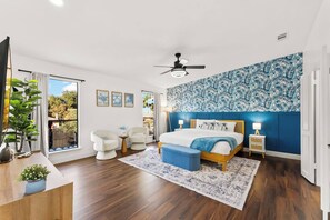 4 habitaciones, tabla de planchar con plancha y wifi gratis 