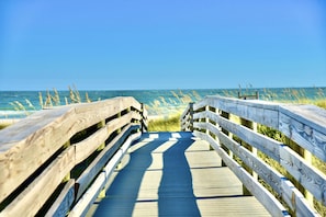 On the beach