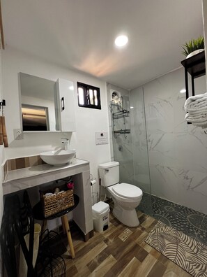 Hair dryer, towels, soap, shampoo - Villa between sea and mountain with beautiful places, live the adventure and romance. (Monte Rojo)