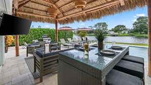 Bar (on property) - 702A | Waterfront | Sleeps 8 | Heated Pool |Tiki Hut |Fire Pit |by DelrayNightly (Delray Beach)