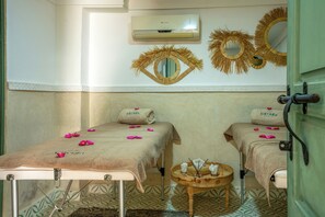 Couples treatment rooms, body treatments, body wraps, body scrubs - Yacouta Riad and Spa (Marrakech)