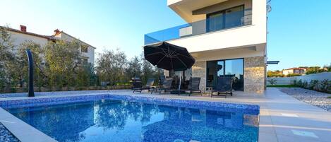 Una piscina climatizada