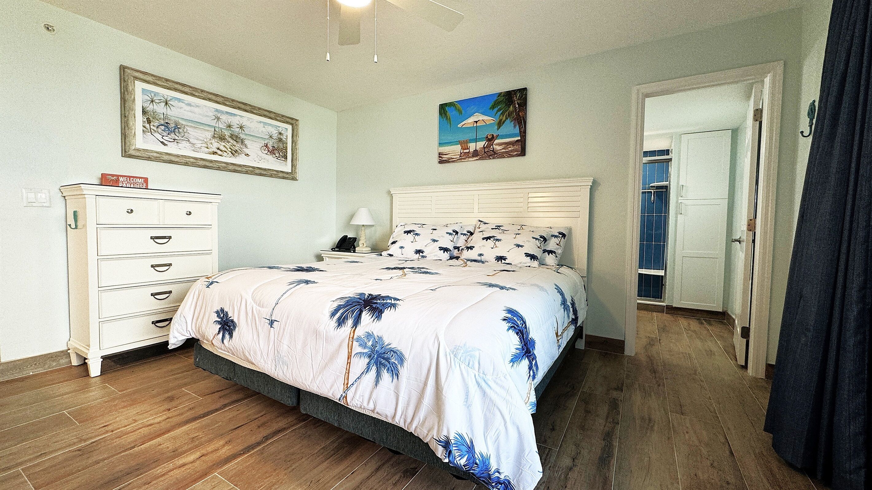 1 多间卧室、上网接入、床单