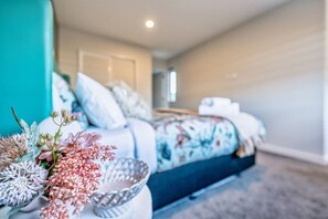 4 bedrooms, iron/ironing board, travel cot, free WiFi