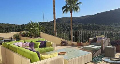 Front line golf San Roque old course apartment. Family and pet friendly