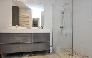 Shower, hair dryer