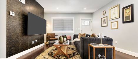 Smart TV, video games, table football, ping pong