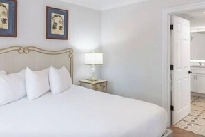 2 bedrooms, in-room safe, iron/ironing board, travel cot