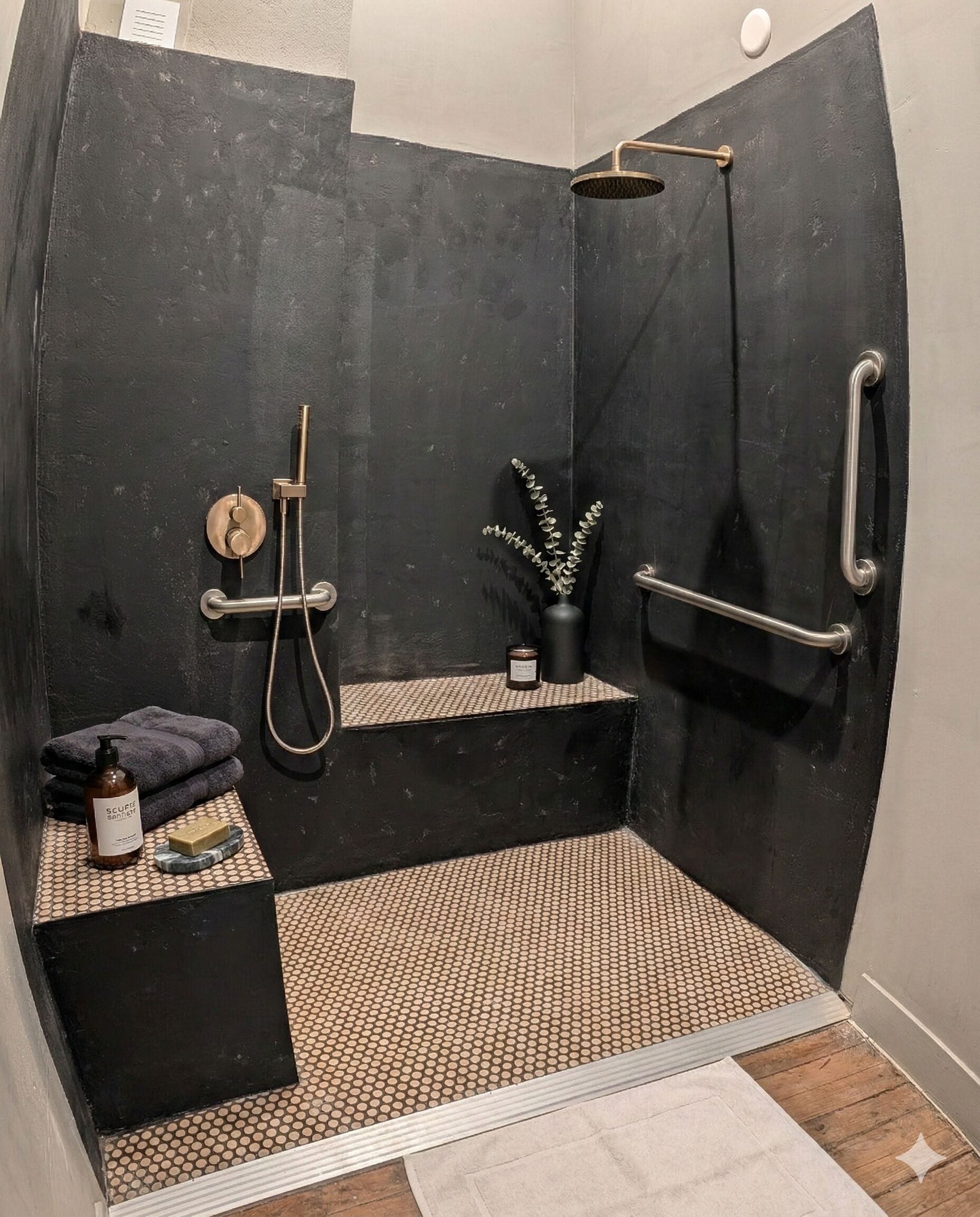 Habitación Premier doble, 1 cama de matrimonio grande, frigorífico | Baño | Secador de pelo, toallas, jabón y champú