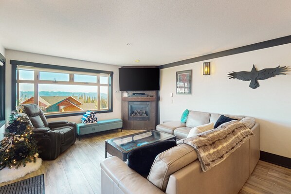 电视、壁炉、电子游戏