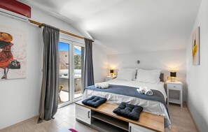 1 soverom, strykejern/-brett, wi-fi (inkludert) og sengetøy