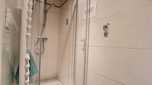 Shower, hair dryer