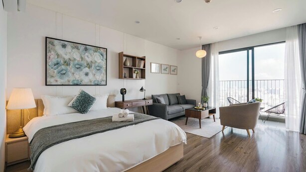 Standard Studio Suite | Pillowtop beds, desk, blackout drapes, soundproofing