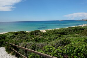 Beach nearby, beach umbrellas, 7 beach bars