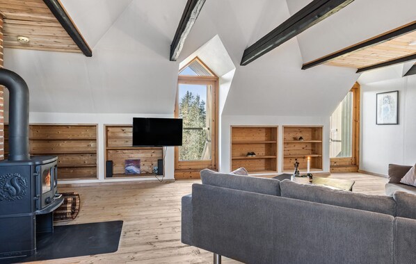 TV connectée, cheminée