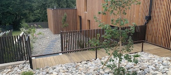 Chambre double ou lits jumeaux avec balcon