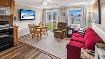Classic Condo | Individually decorated, individually furnished, laptop workspace