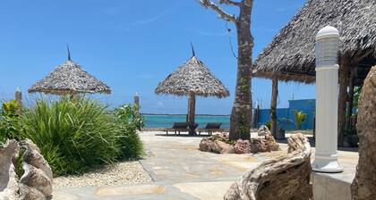 Oceanfront 6 one-bedroom villas resort in Southeast of Zanzibar island