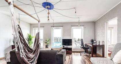 Top floor near ferry terminal. Free parking.
