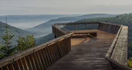 Top floor dream: Central vacation apartment with a view over Freudenstadt.