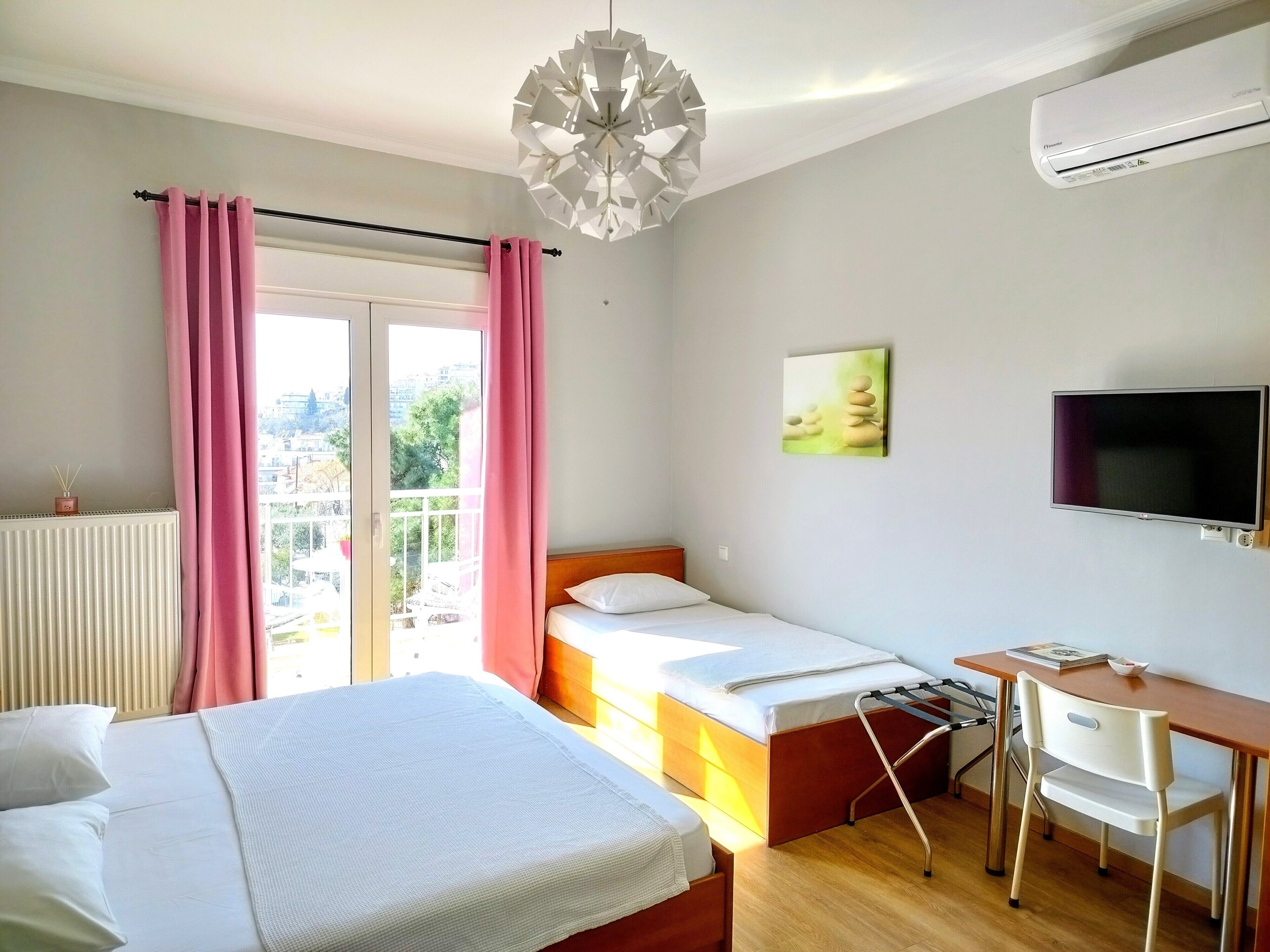 1 多间卧室、熨斗/熨衣板、WiFi、床单