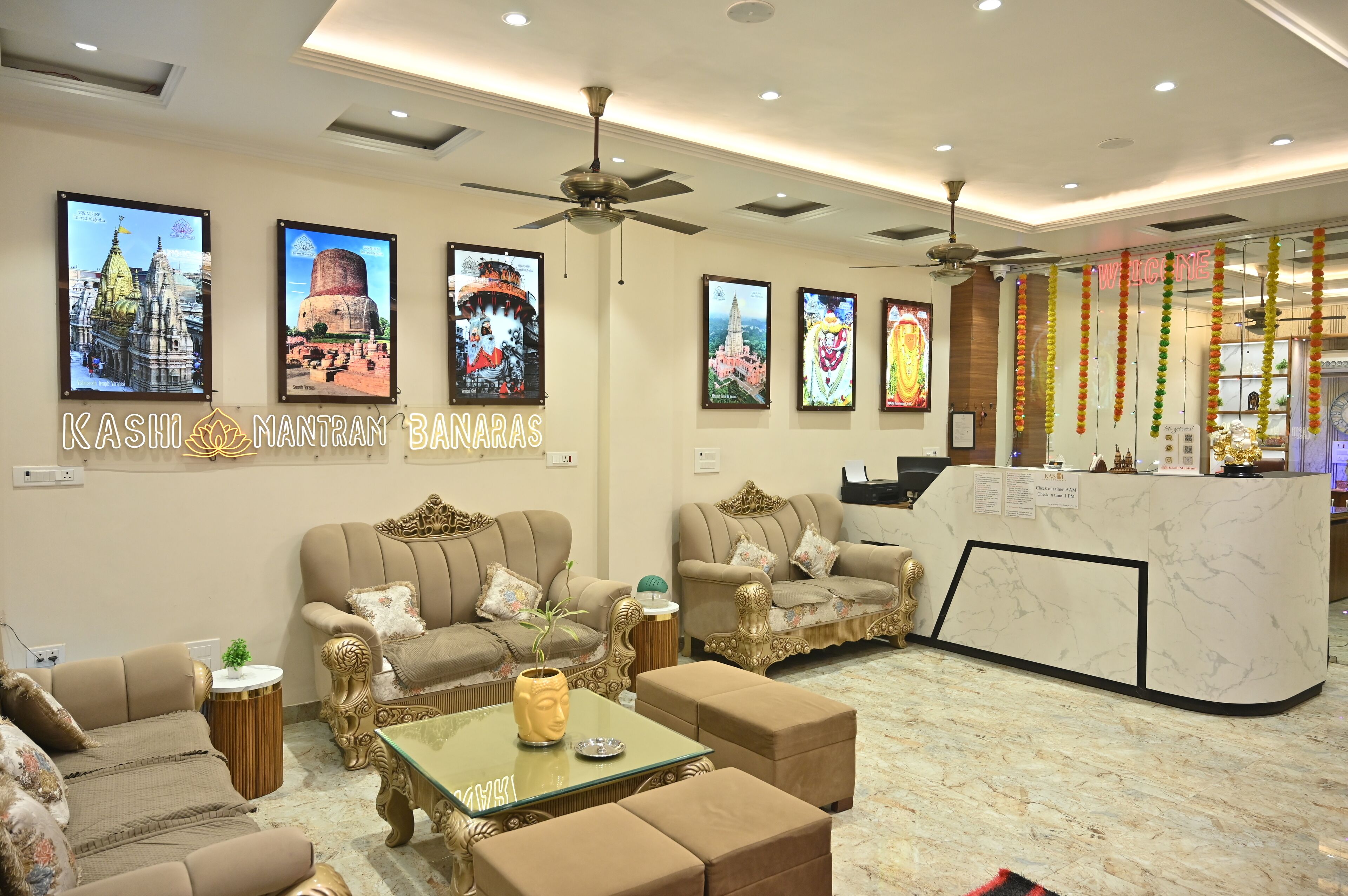 Àrea amb seients del vestíbul