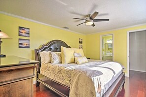 3 bedrooms, iron/ironing board, WiFi, bed sheets