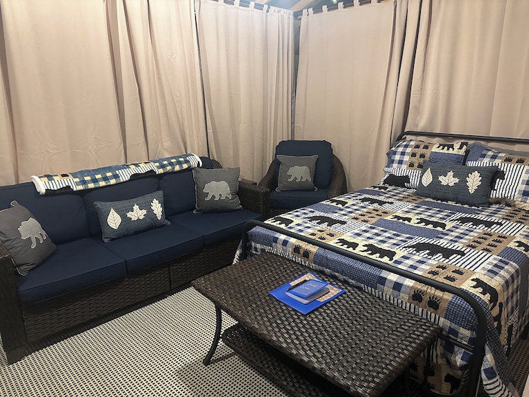 Mentone Glamping Getaway In A Private Screened In Cabin In Charming Mentone - 앨라배마