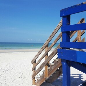 Sun loungers, beach towels
