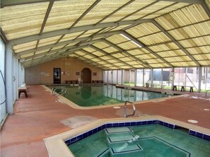 Indoor pool, outdoor pool