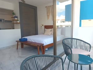 Apartamento, 1 habitación, balcón, vistas a la ciudad | Balcón