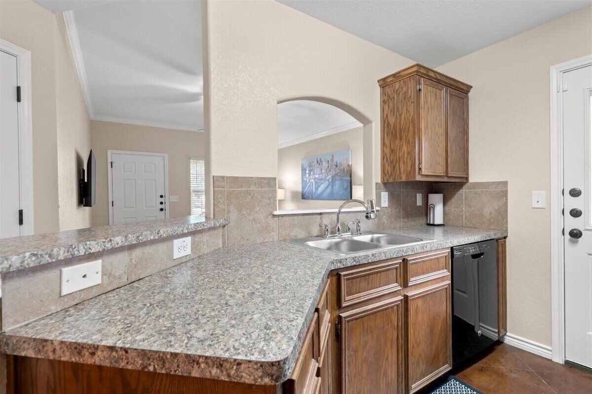 Stylish 3BR Retreat in Highly-Rated Locale | Private kitchen | Coffee/tea maker, electric kettle
