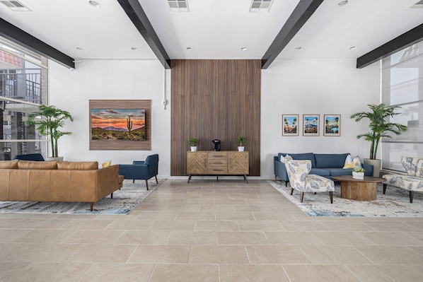 Lobby sitting area