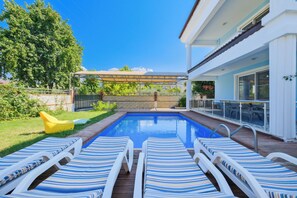 Family Villa, Private Pool, Garden View | Terrace/patio