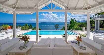 5br Contemporary & Sophisticated Resort Oceanfront Villa Beach Pickleball Gym