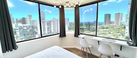 1 chambre, bureau, fer et planche à repasser, Wi-Fi gratuit