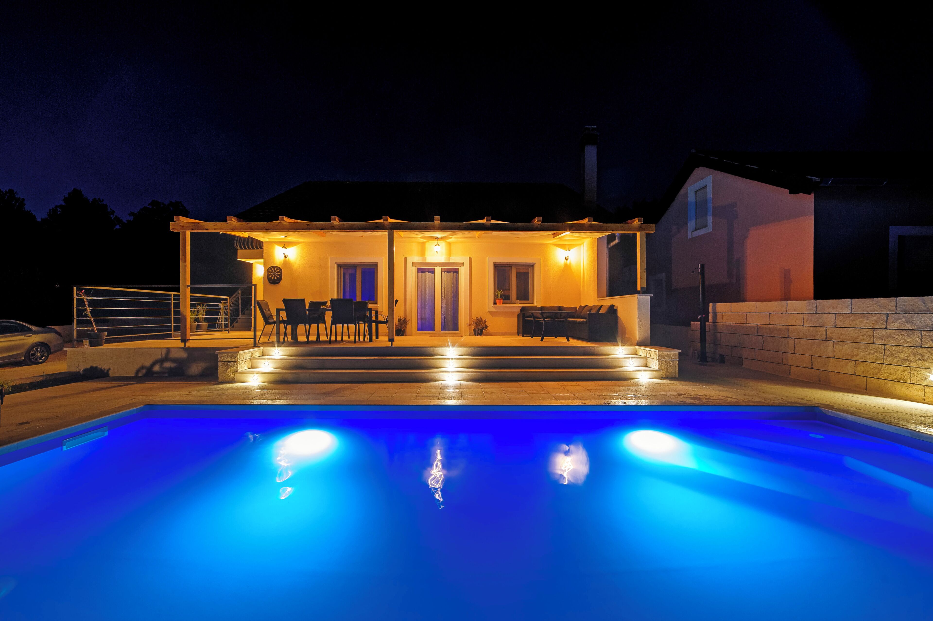 室外游泳池，恒温泳池