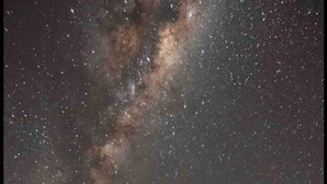 A house with a clear view of the Milky Way.