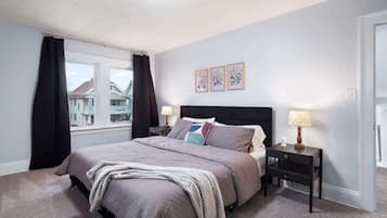 4 bedrooms, iron/ironing board, travel cot, free WiFi