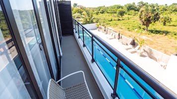 Appartamento Premium, 1 letto queen con divano letto | Terrazza/patio